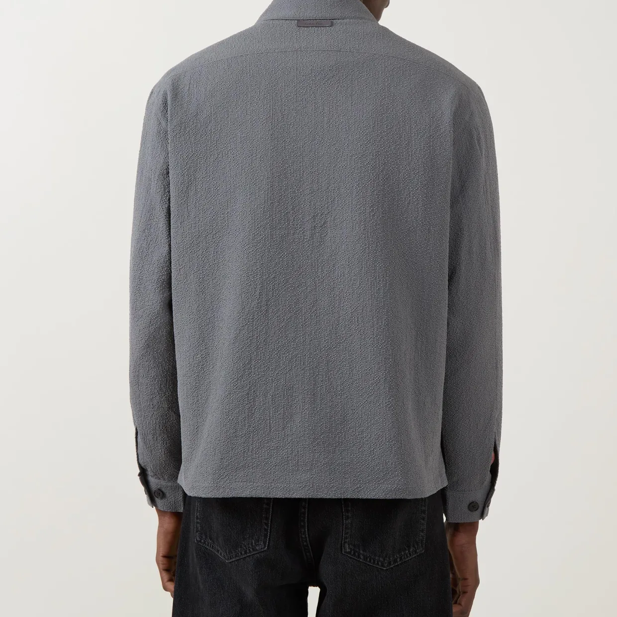 Seersucker Pocket Overshirt