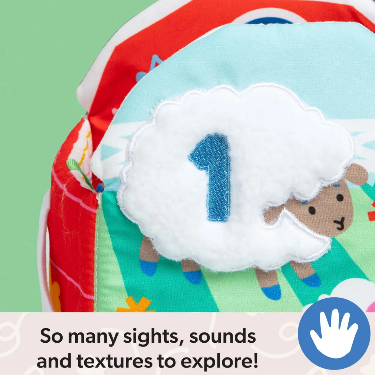 Sensory Learning Farm Foldable Soft Baby Book