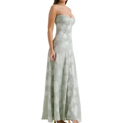 Seren Floral Lace Flared Dress