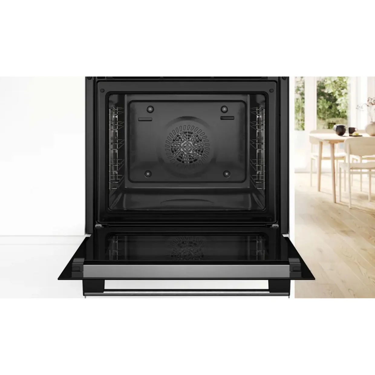 Series 4 Built-in Oven with Added Steam Function 60x60cm Stainless steel