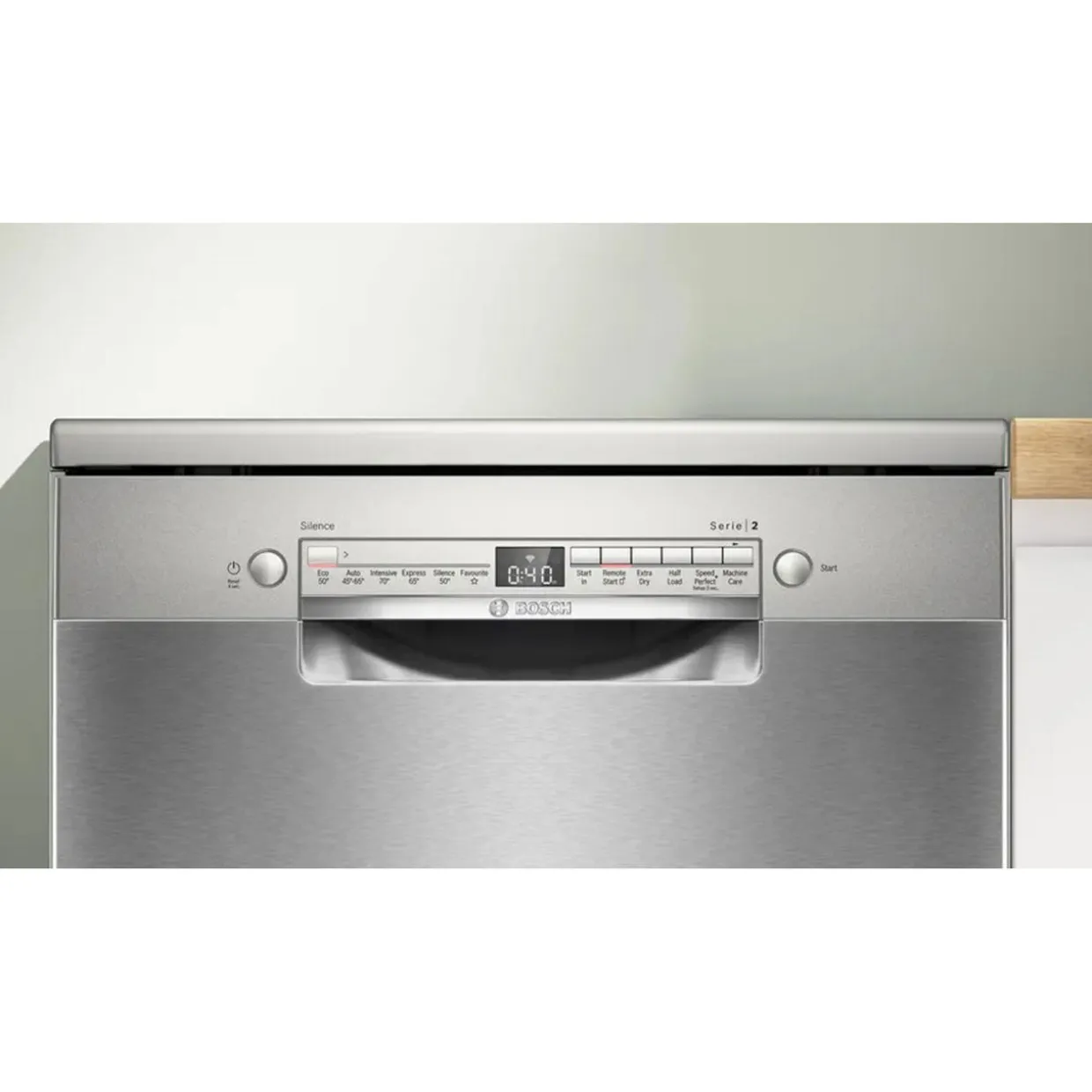 Series 2 Free-Standing Dishwasher 60cm Brushed