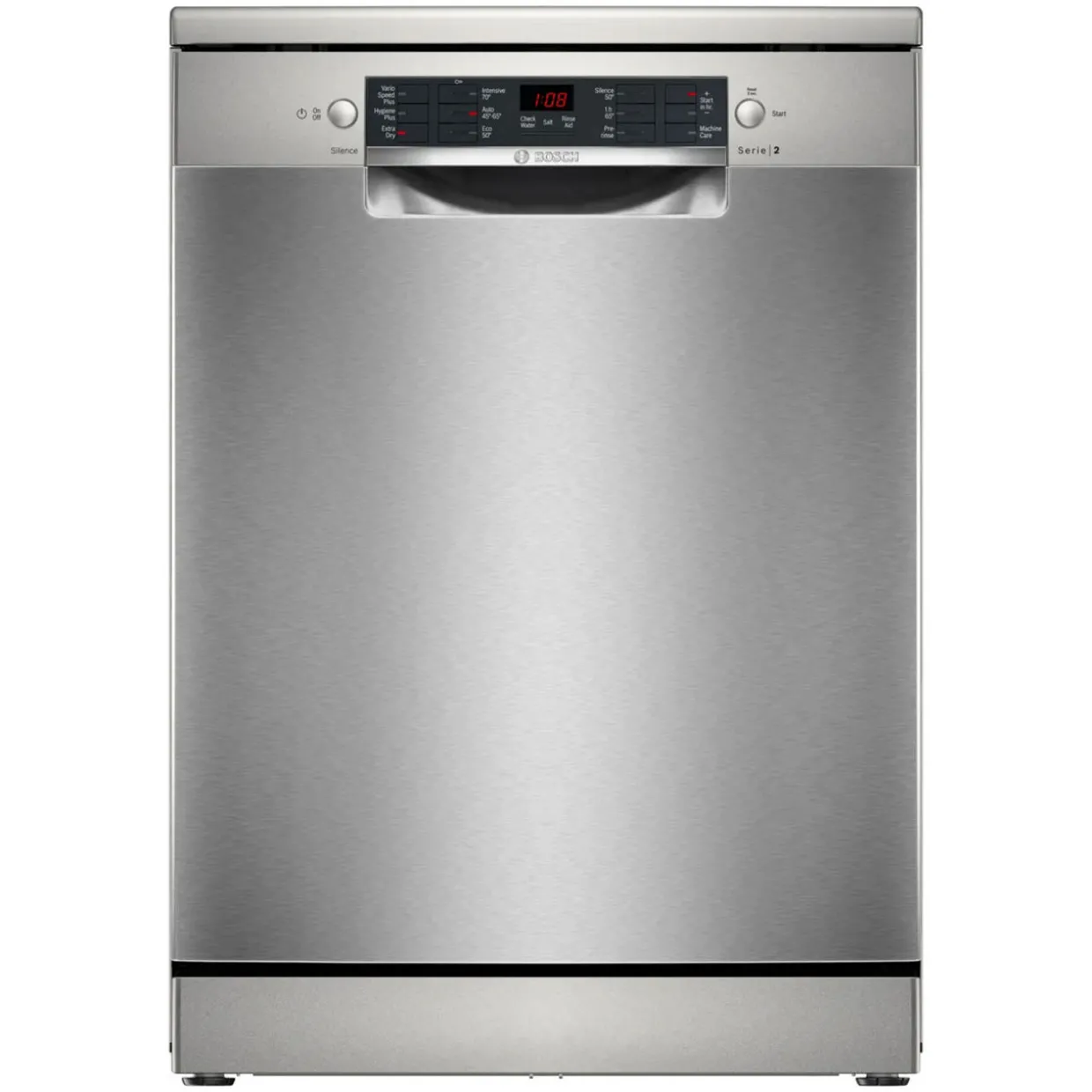 Series 2 Freestanding Dishwasher 60cm Brushed Steel