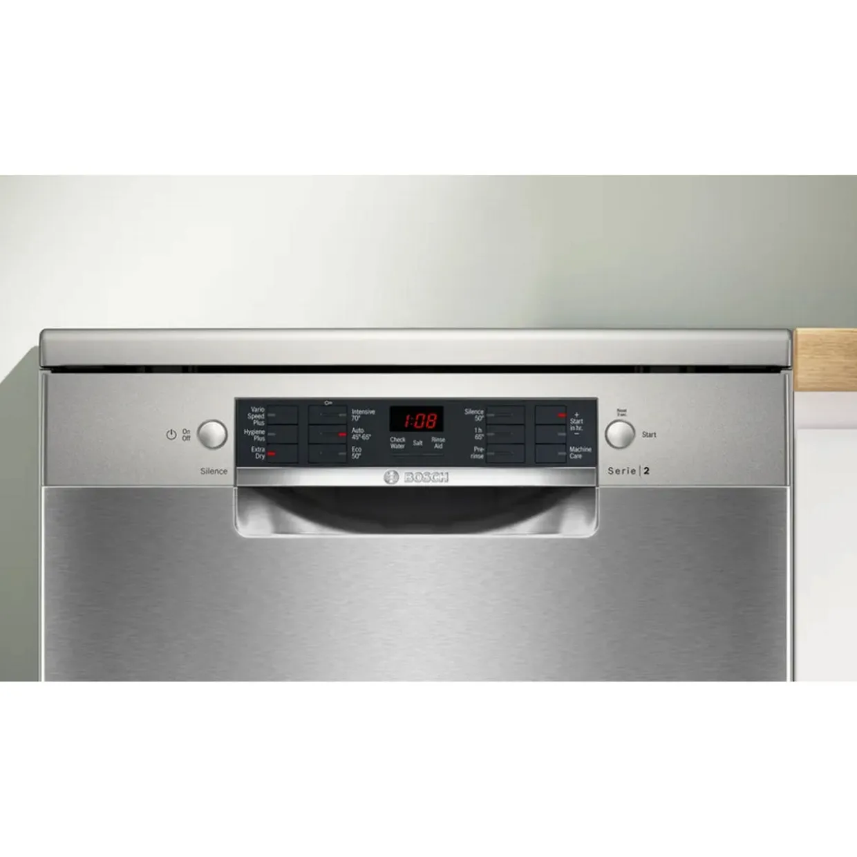 Series 2 Freestanding Dishwasher 60cm Brushed Steel
