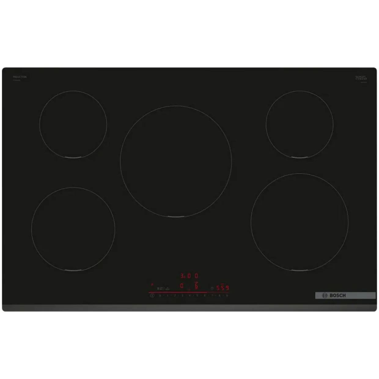 Series 6 Induction Hob 80cm Black