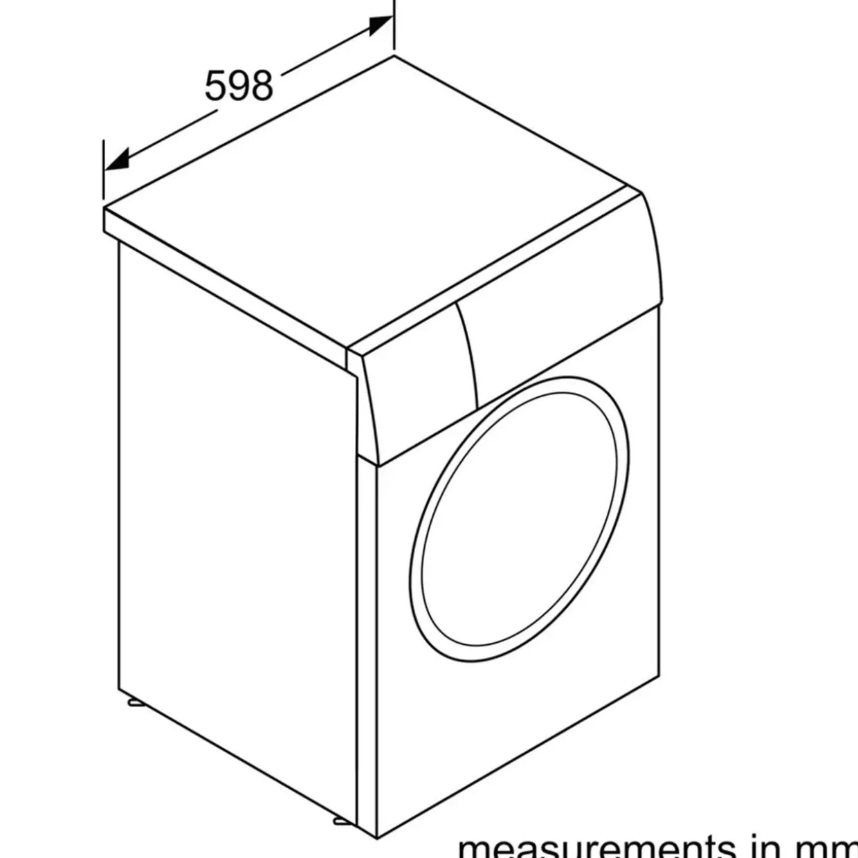 Series 6 Washing Machine, Front Loader 9 kg 1400 RPM