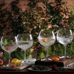 Set of 4 Balloon Gin Glasses