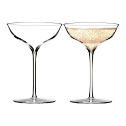 Set of Two Elegance Champagne Belle Coupe