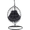 Shelton Garden Hanging Chair Anthracite