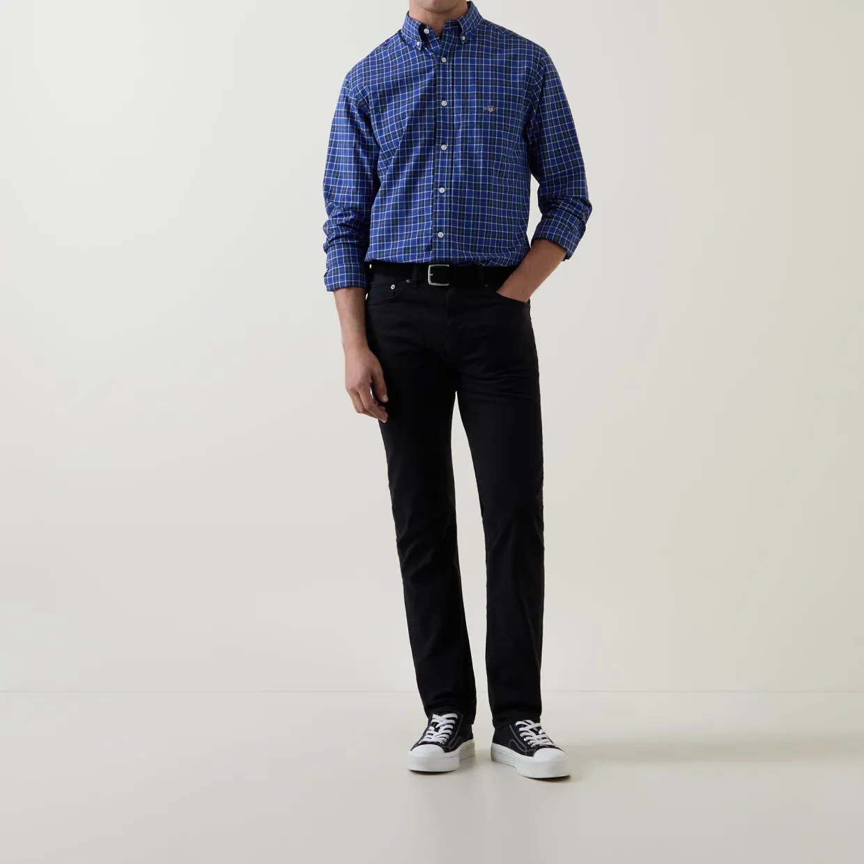 Shield Logo Check Shirt