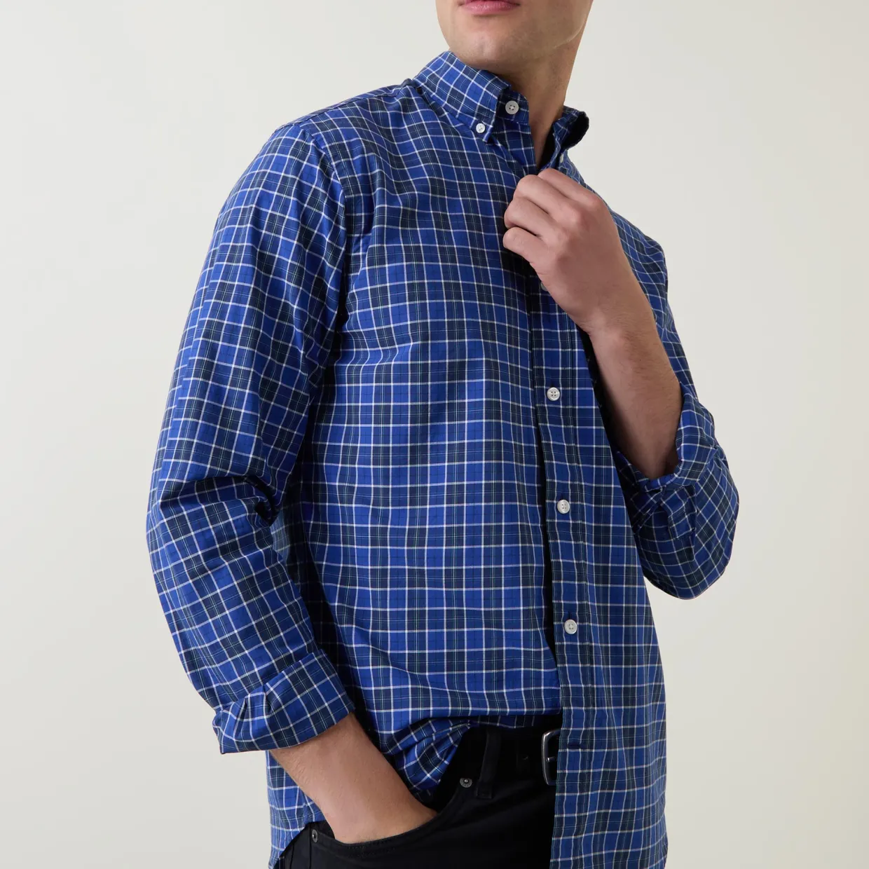 Shield Logo Check Shirt