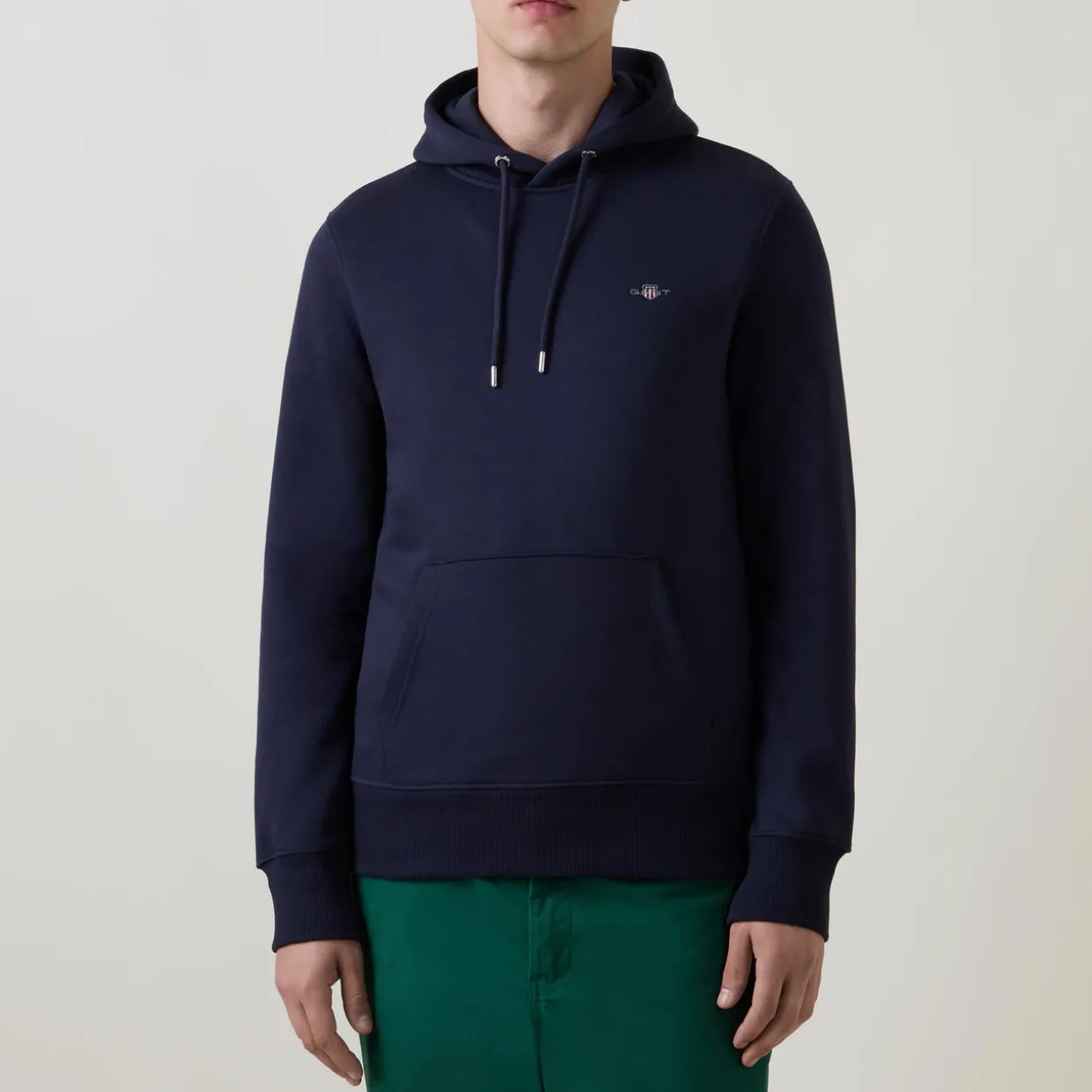 Shield Logo Drawstring Hoodie