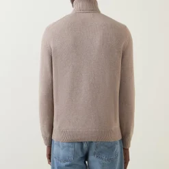 Shield Logo Half-Zip Sweater