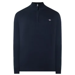 Shield Logo Half-Zip Sweater