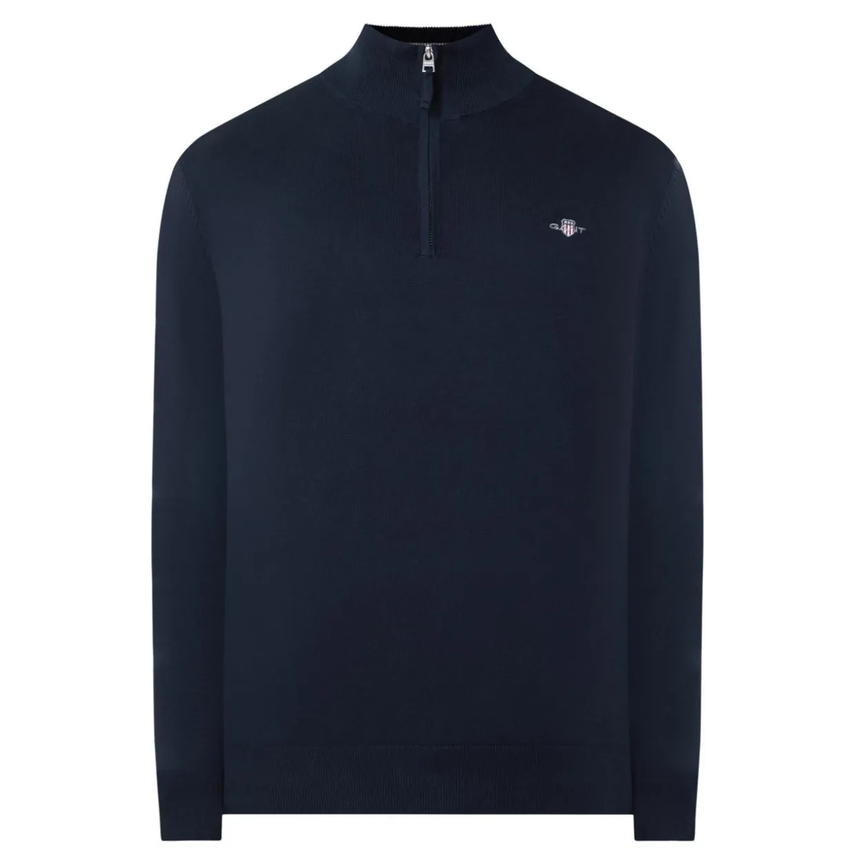 Shield Logo Half-Zip Sweater