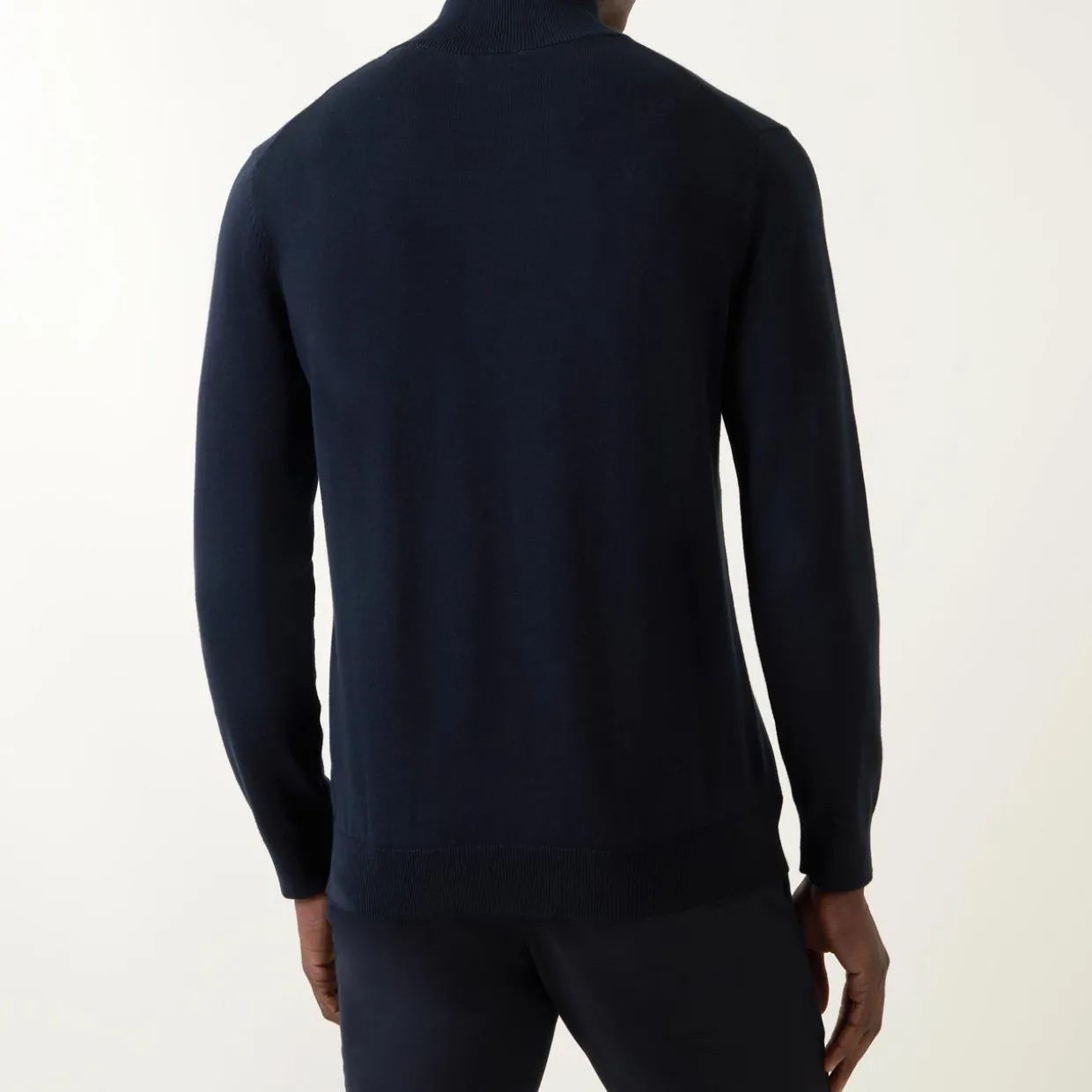 Shield Logo Half-Zip Sweater