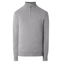 Shield Logo Half-Zip Sweater