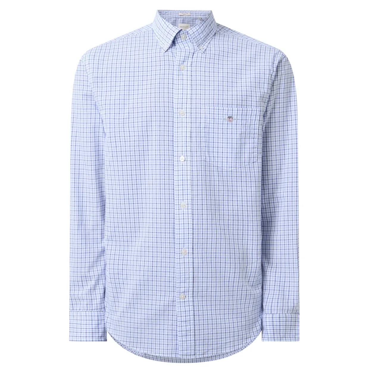 Shield Logo Micro Check Shirt