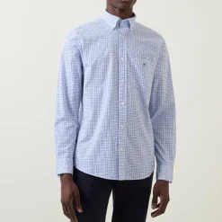 Shield Logo Micro Check Shirt