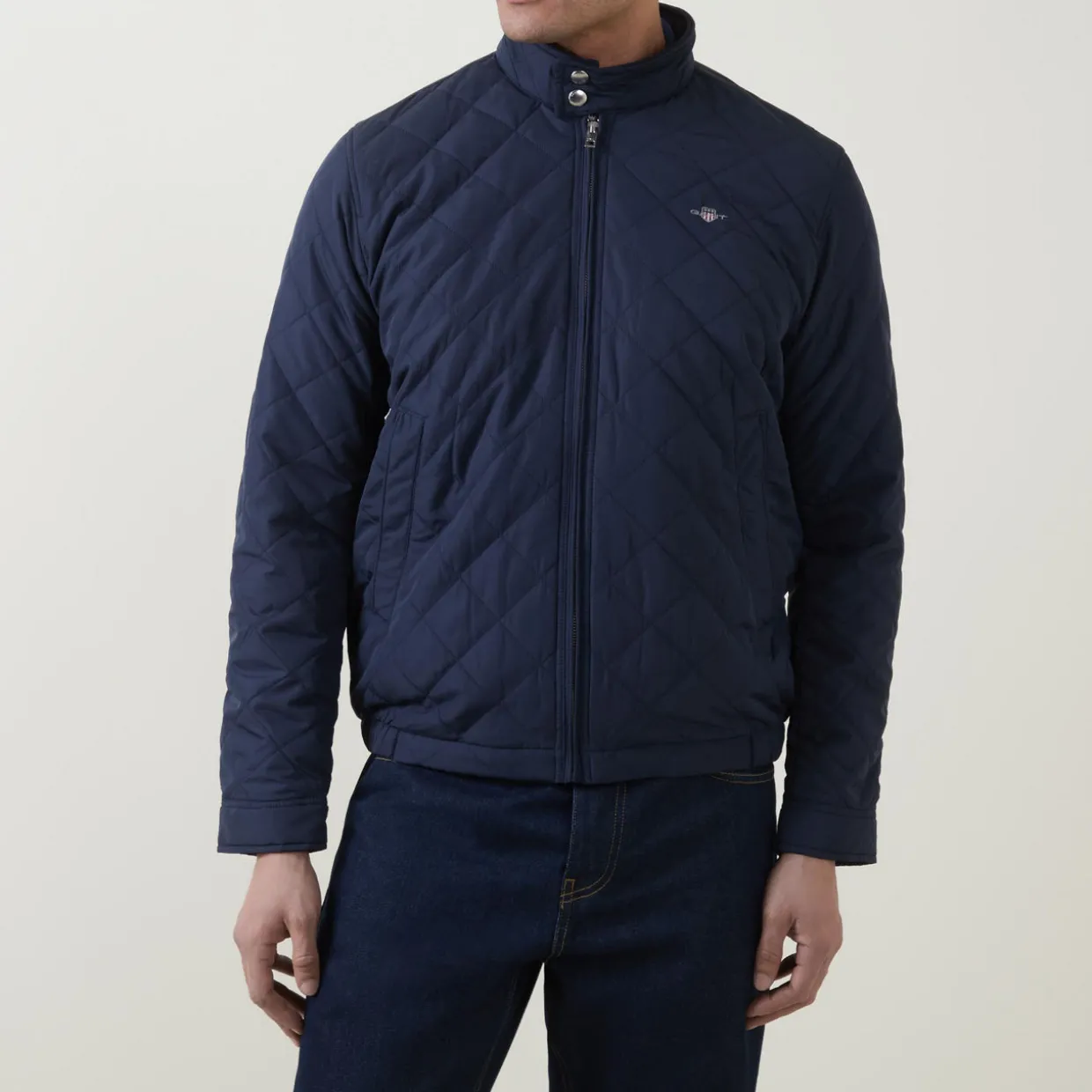 Shield Logo Quilted Windbreaker