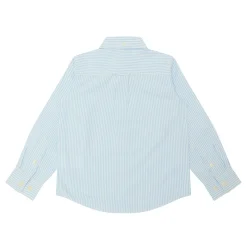 Shield Logo Striped Oxford Shirt