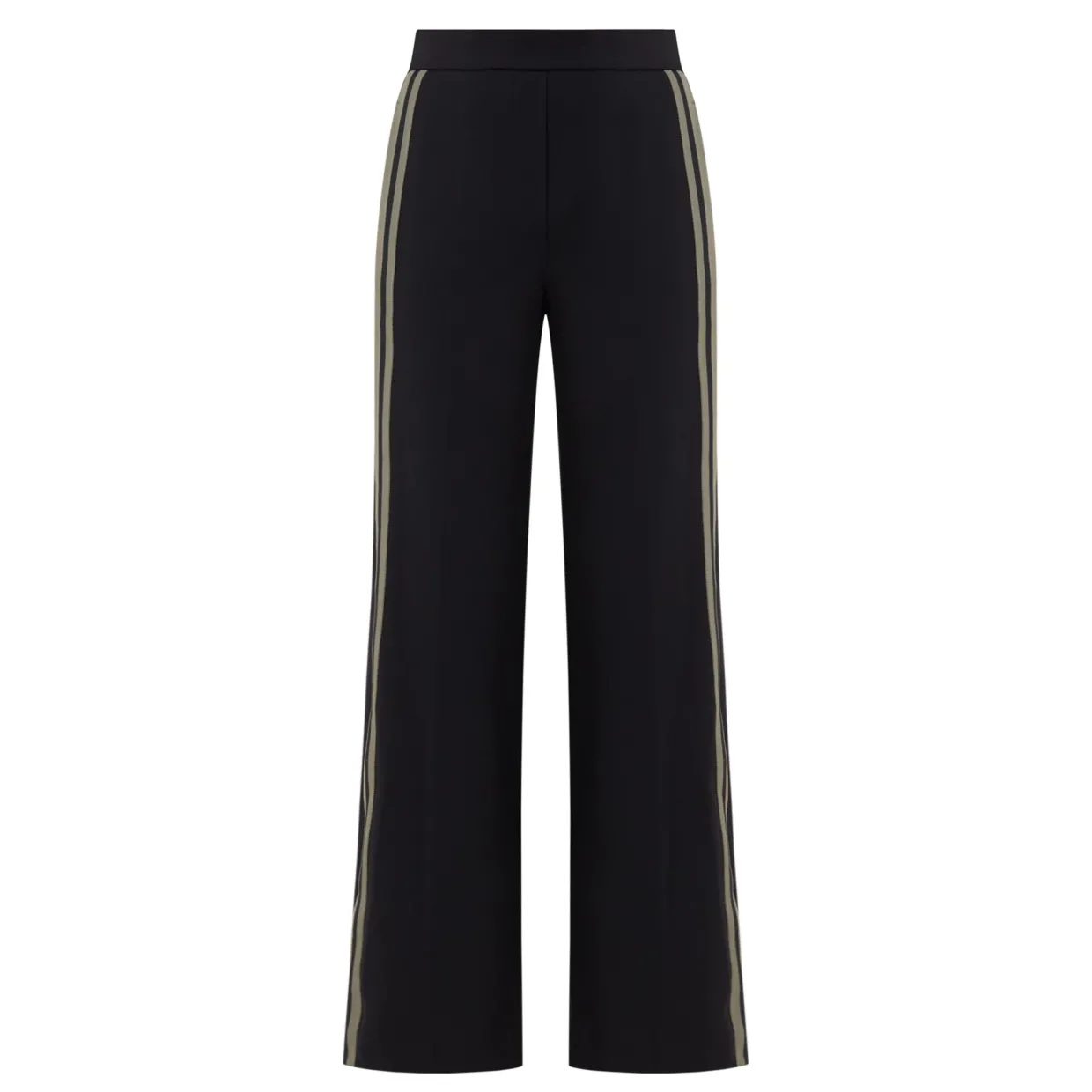 Side Stripe Wide Leg Trousers