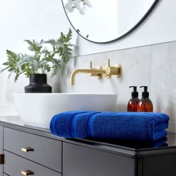 Signum Combed Cotton Towel Lazuli