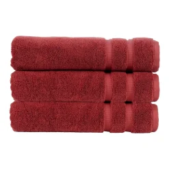 Signum Combed Cotton Towel Rouge