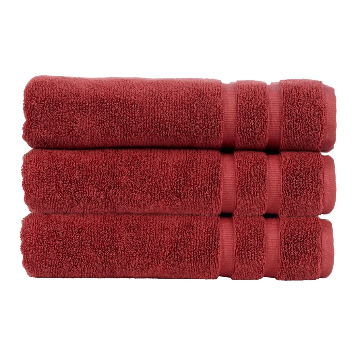 Signum Combed Cotton Towel Rouge