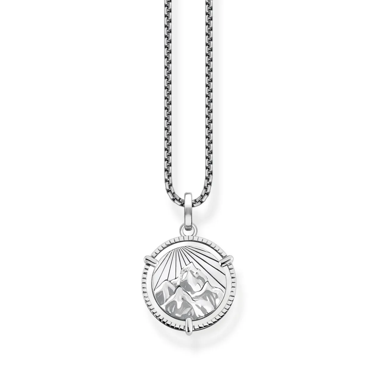 Silver Elements Of Nature Necklace