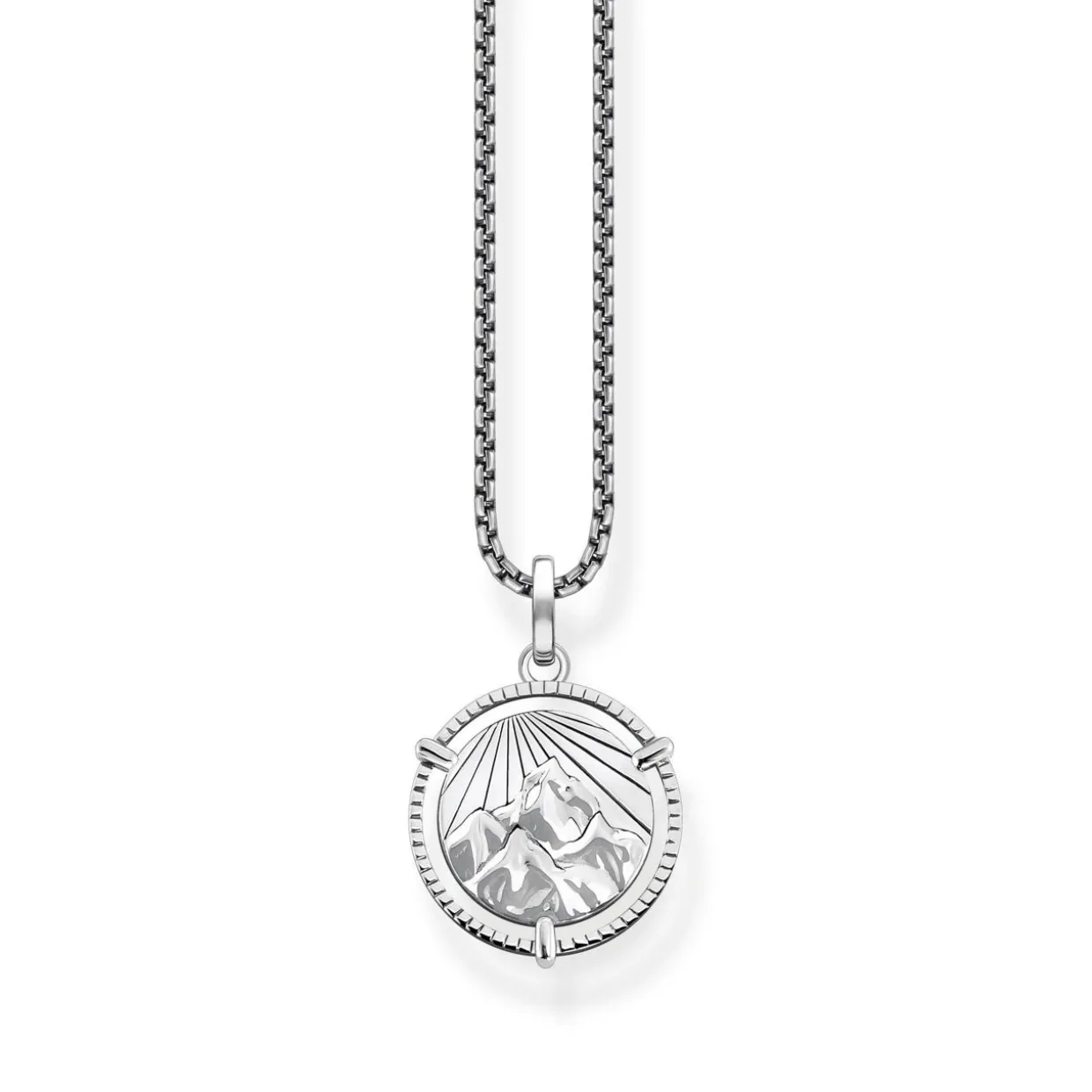 Silver Elements Of Nature Necklace