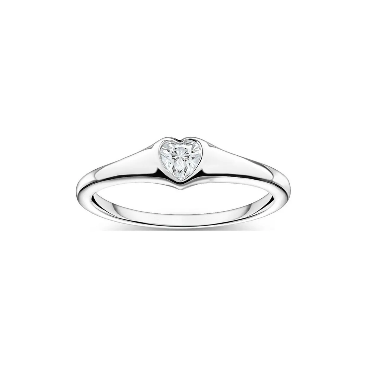 Silver Heart Ring