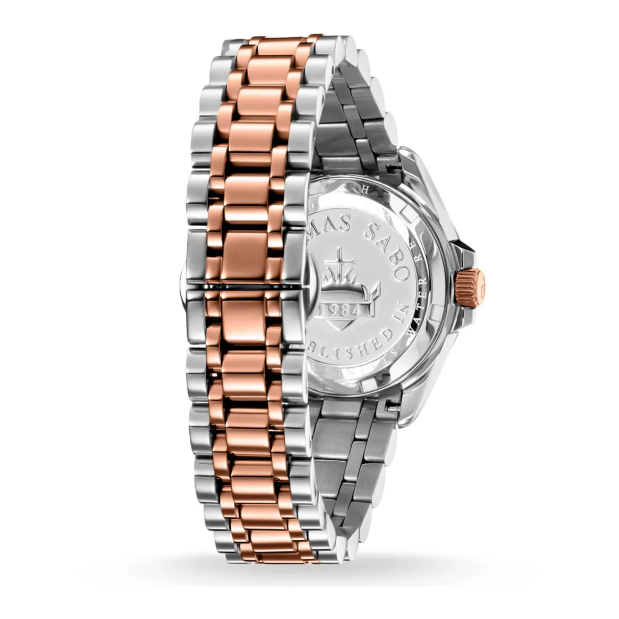 Silver Rose Watch