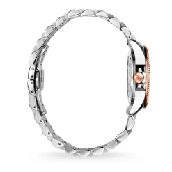 Silver Rose Watch