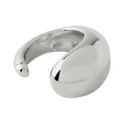 Silver-Tone Teardrop Ring