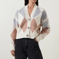 Silvia Diamond Jacquard Cardigan