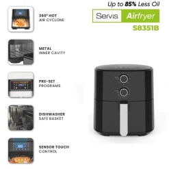 Single Drawer 5L 1550W Air Fryer