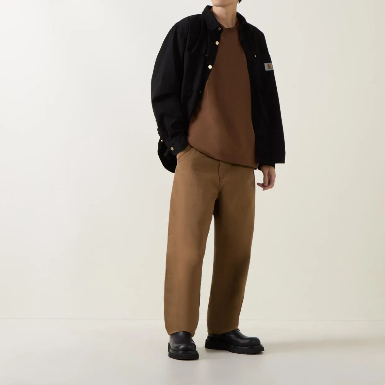 Single Knee Casual Trousers