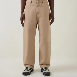 Single Knee Graphic Trousers