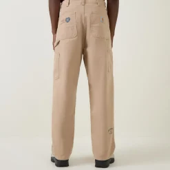 Single Knee Graphic Trousers