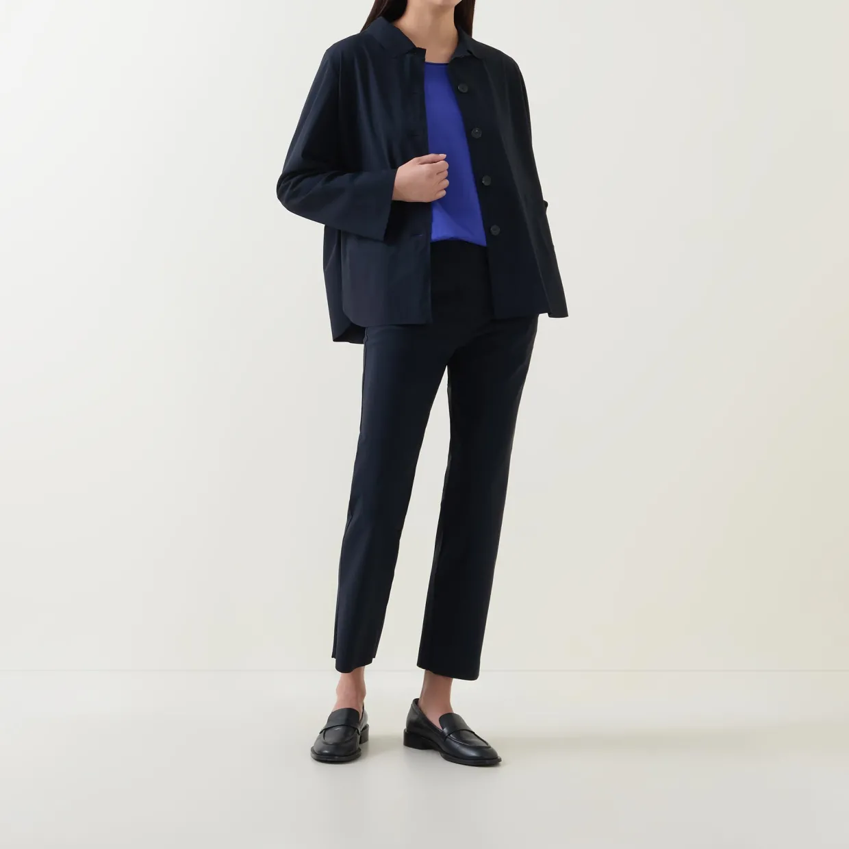 Single-Breasted Short Jacket
