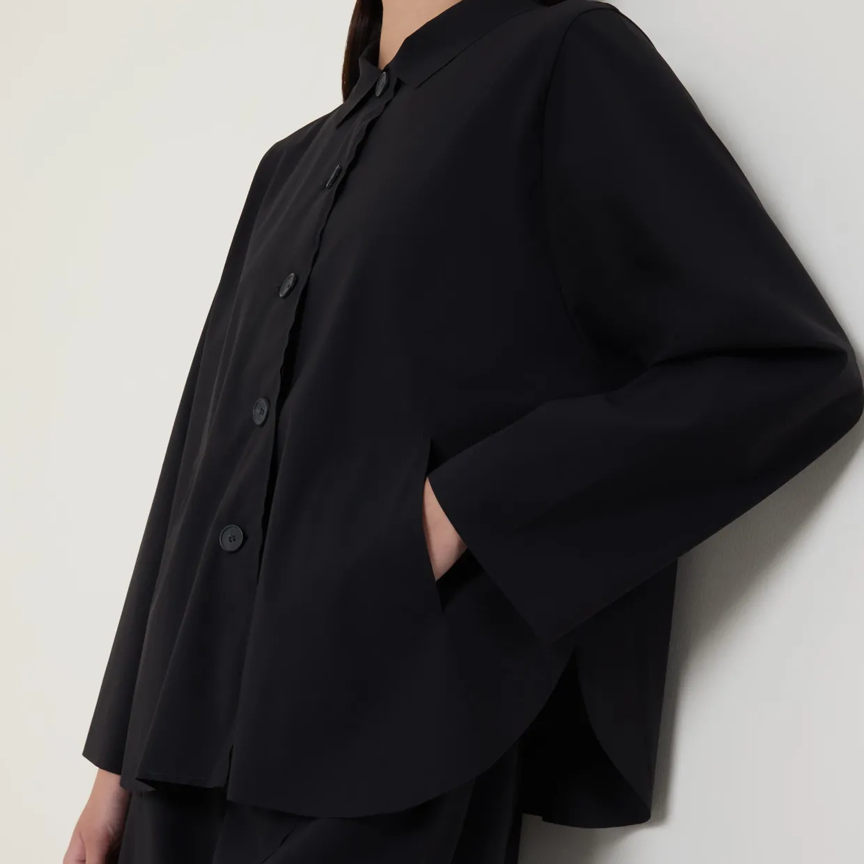 Single-Breasted Short Jacket