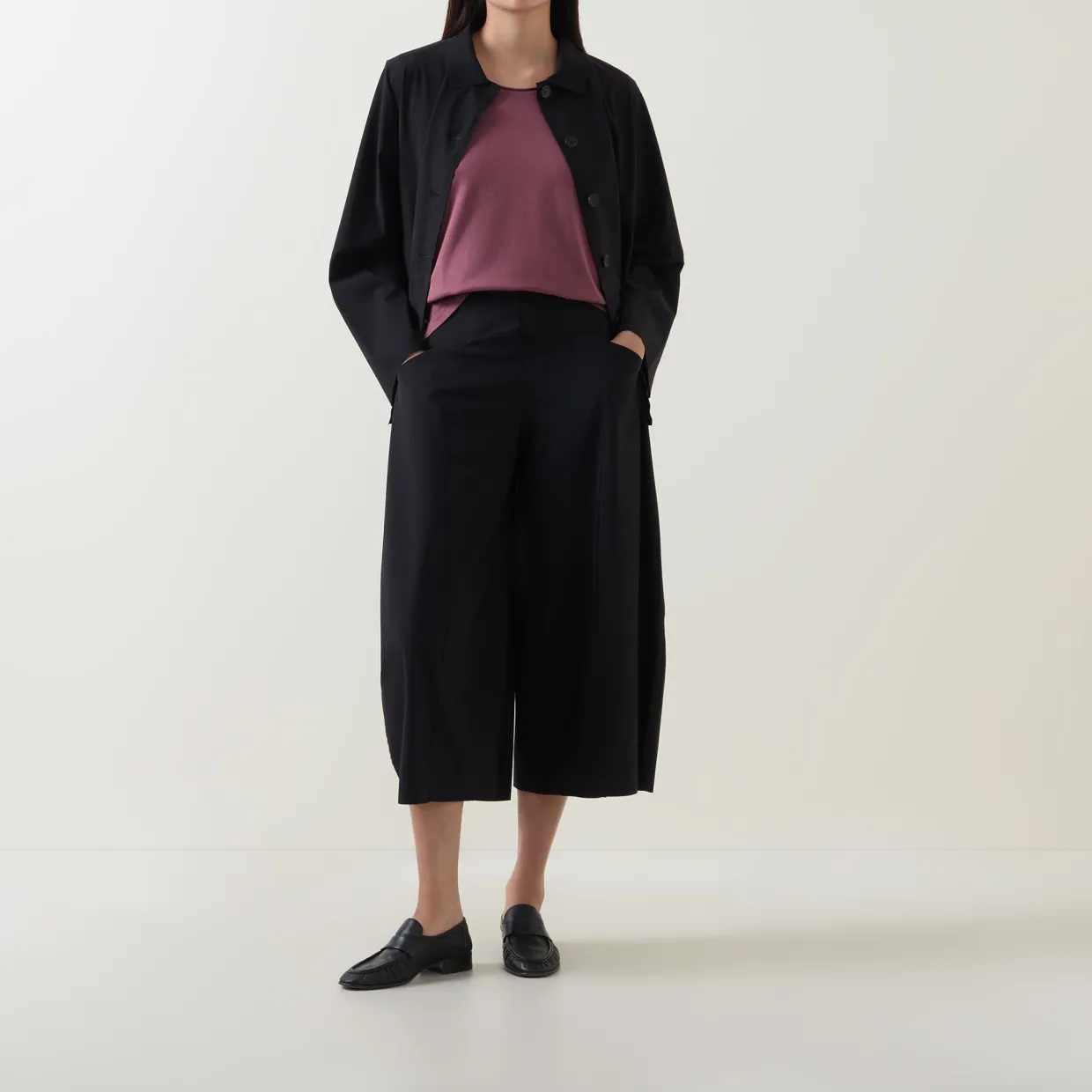 Single-Breasted Short Jacket