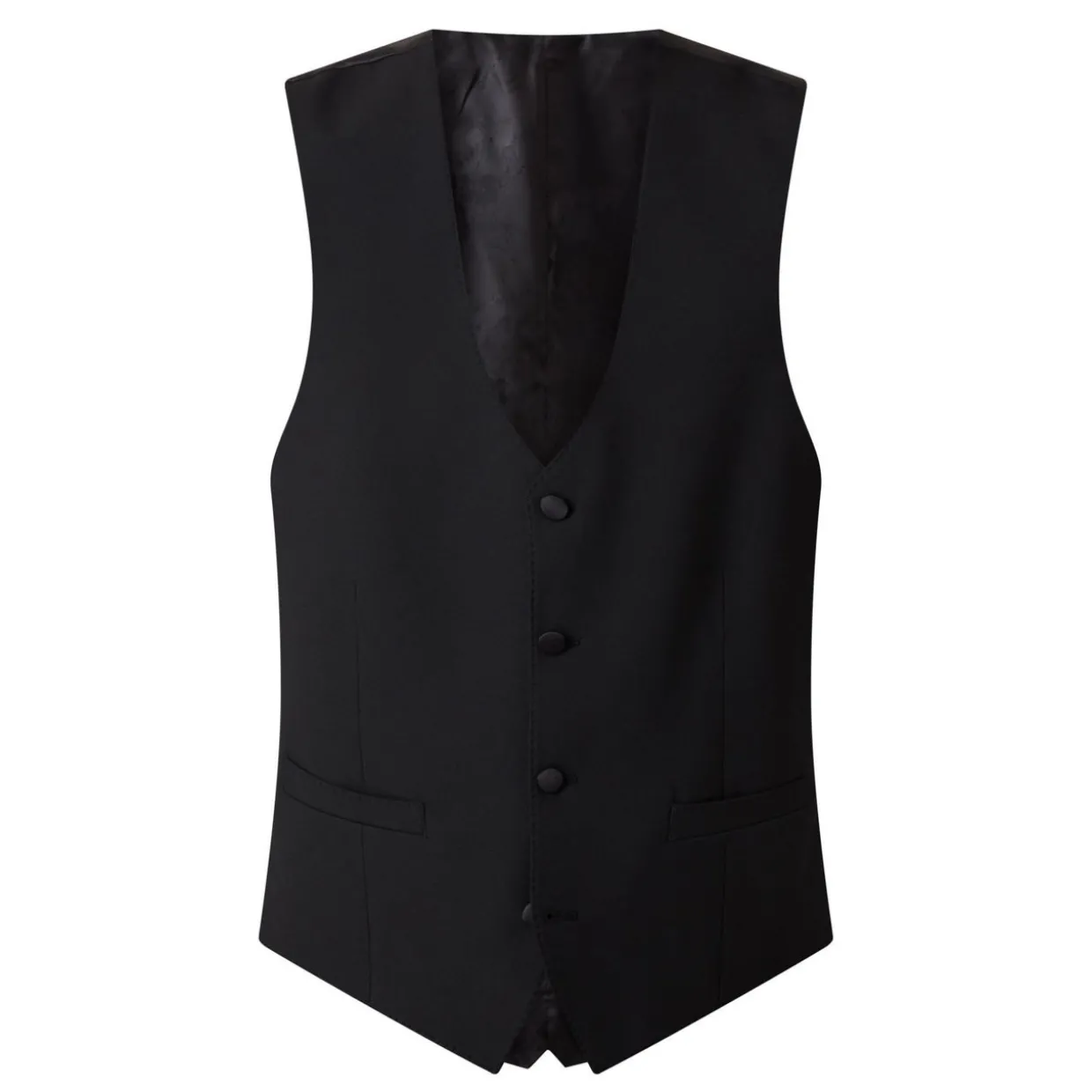 Single-Breasted Tuxedo Waistcoat