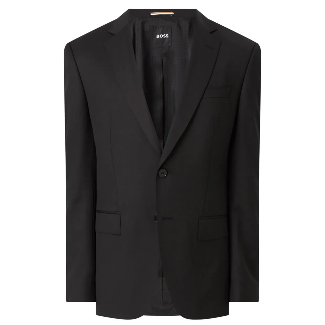 Single-Breasted Wool Jacket
