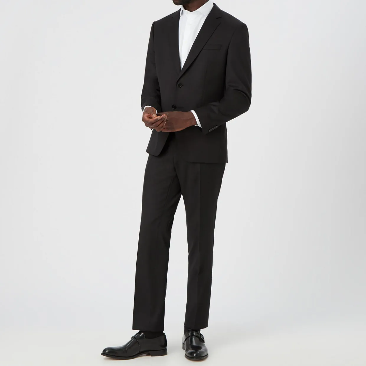 Single-Breasted Wool Jacket