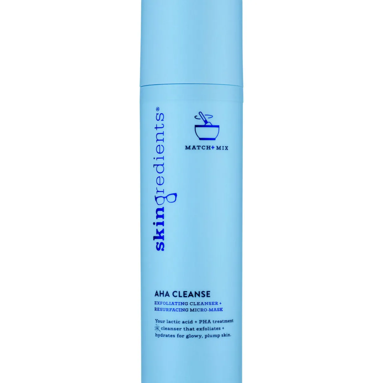 Skingredients AHA Cleanse Brightening + Exfoliating Lactic Acid Cleanser Refillable Primary Pack 100ml