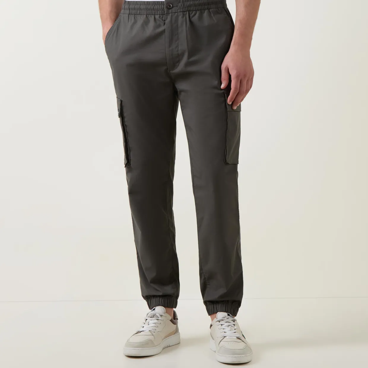 Skinny Leg Ripstop Cargo Trousers