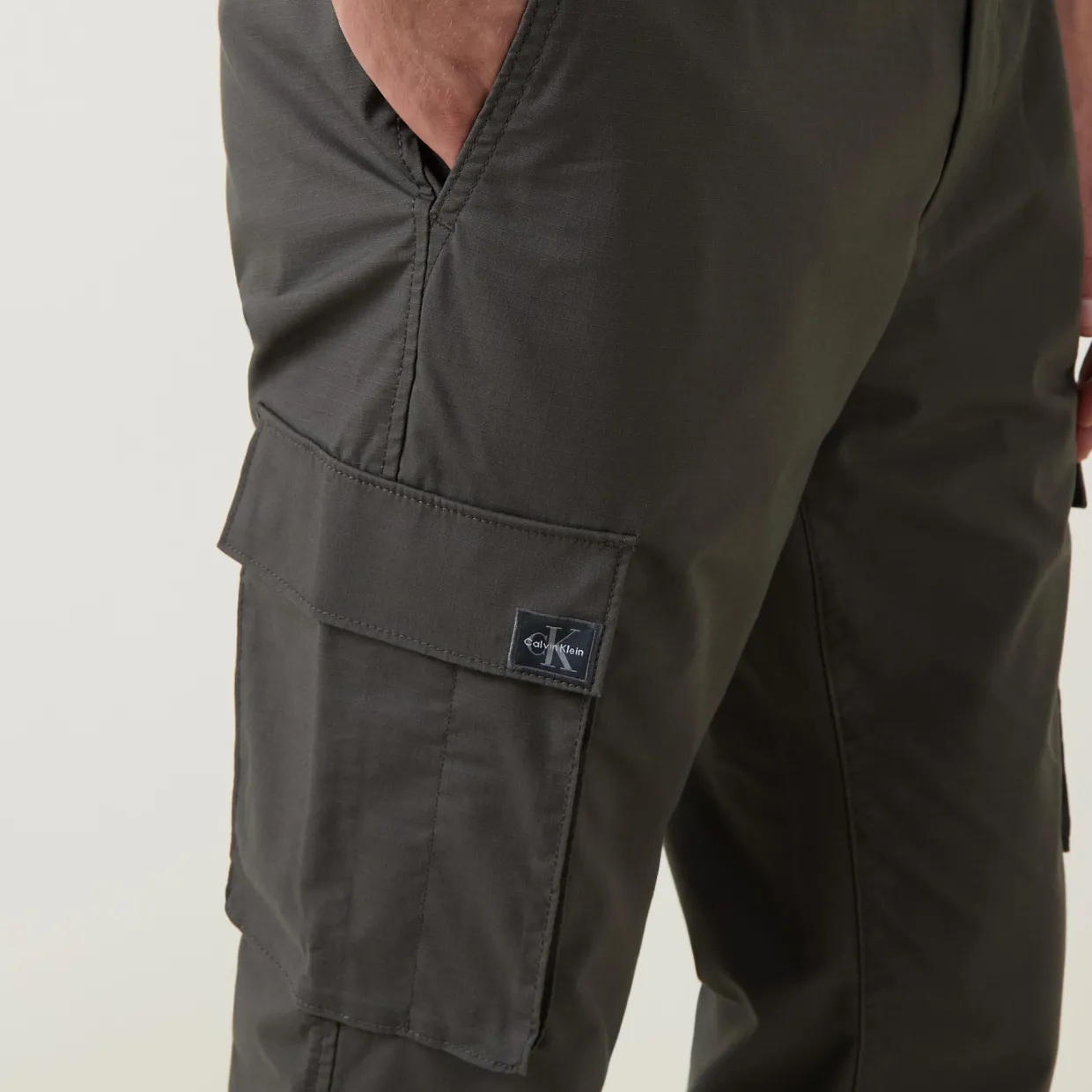 Skinny Leg Ripstop Cargo Trousers