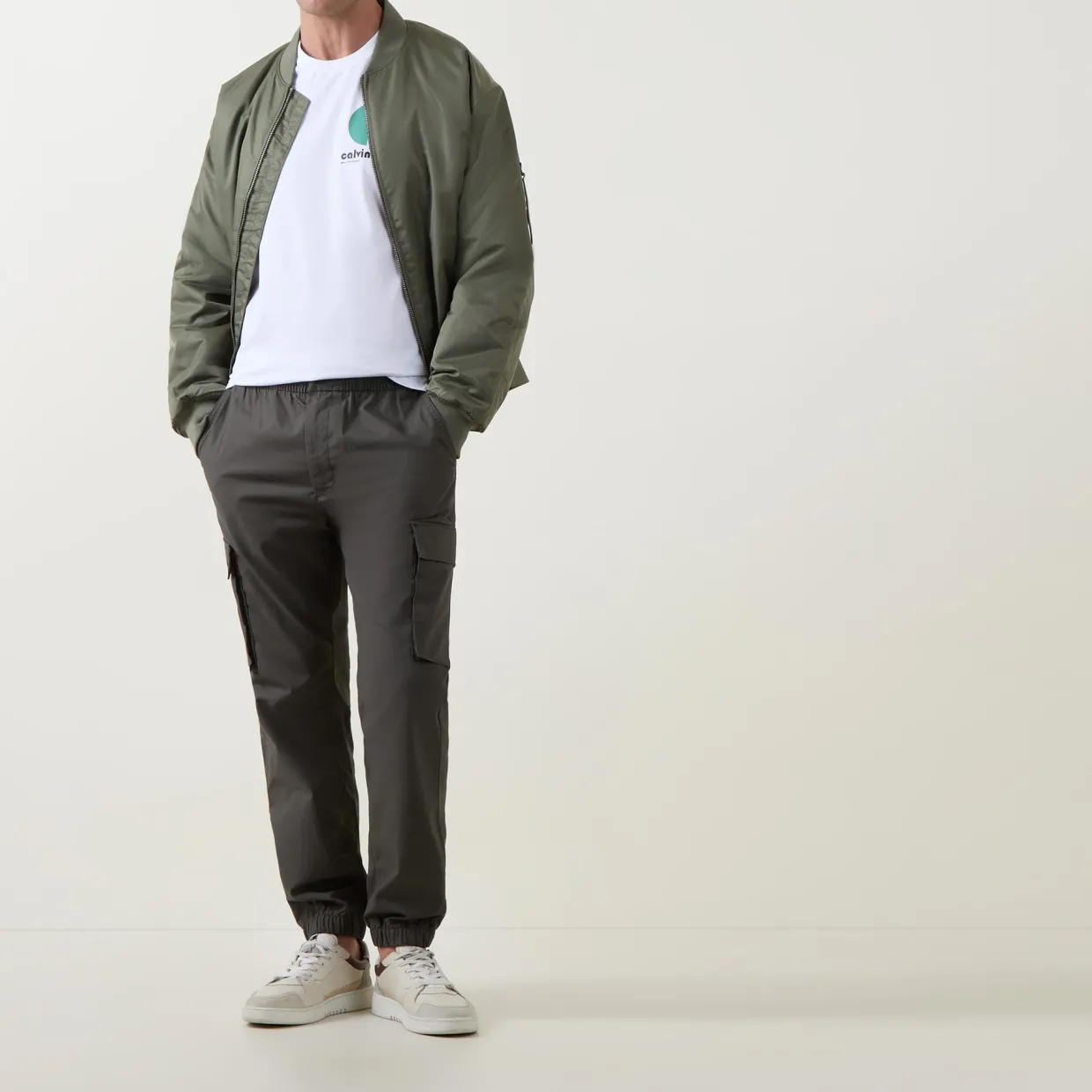 Skinny Leg Ripstop Cargo Trousers