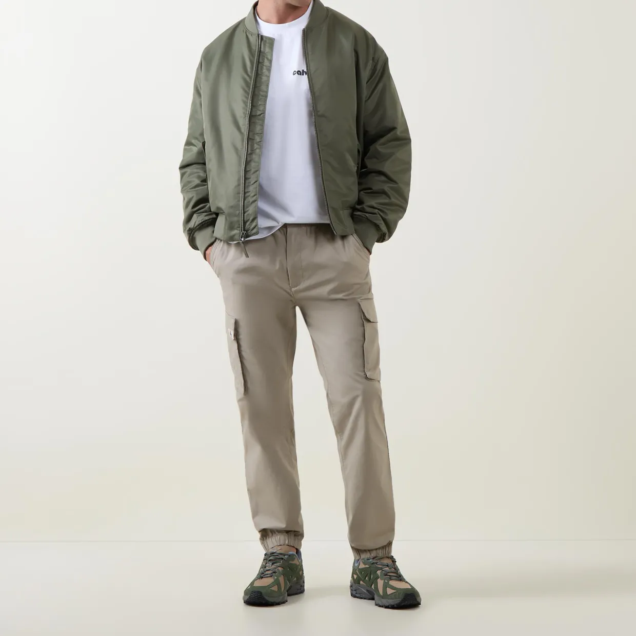 Skinny Leg Ripstop Cargo Trousers